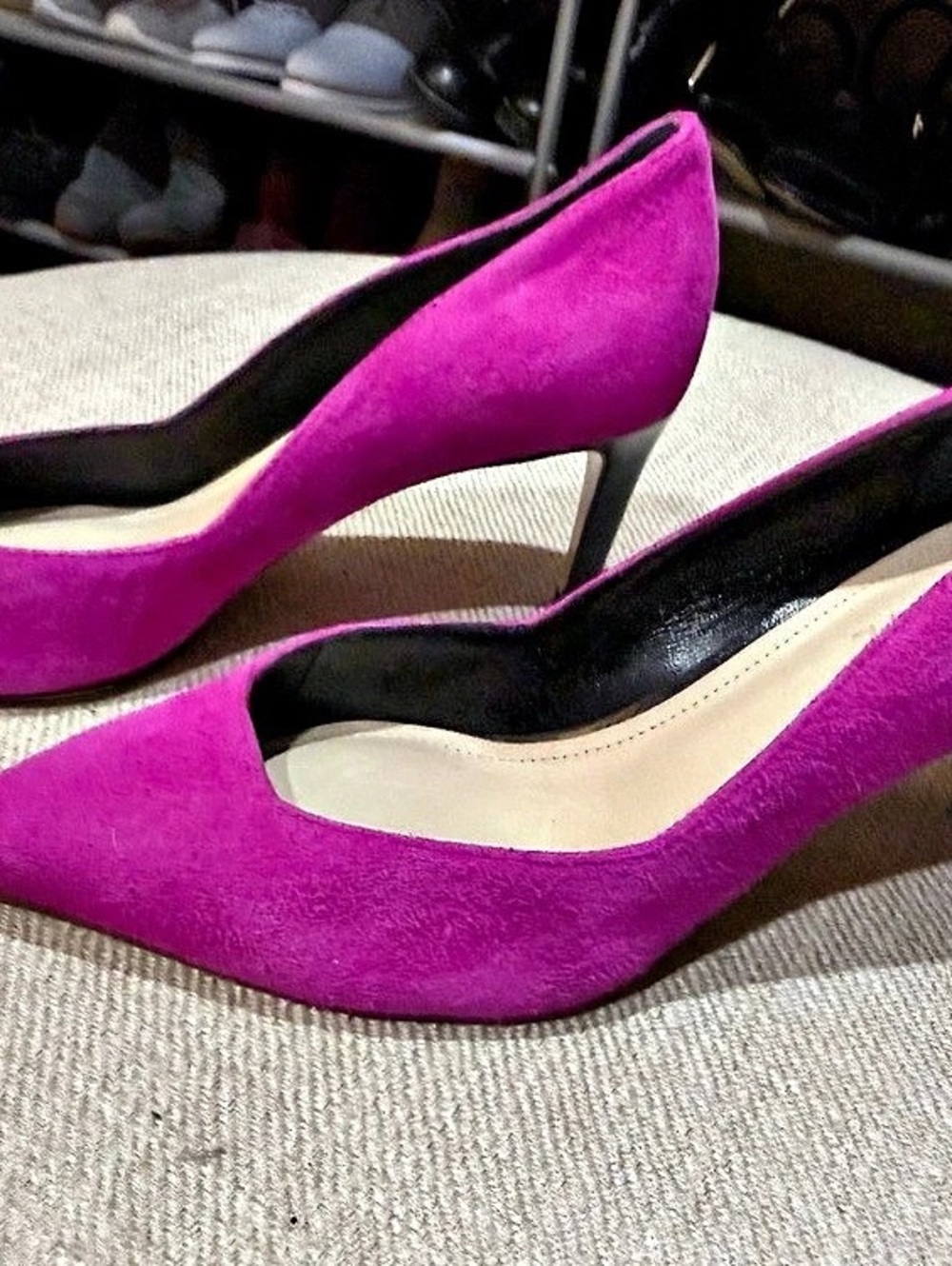 Schutz Pointed Toe Heels in Hot Pink US 5.5 NWOT